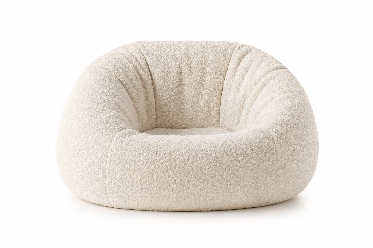 Luxury Bouclé Bean Bag Sofa | Japandi Lounge Chair UK